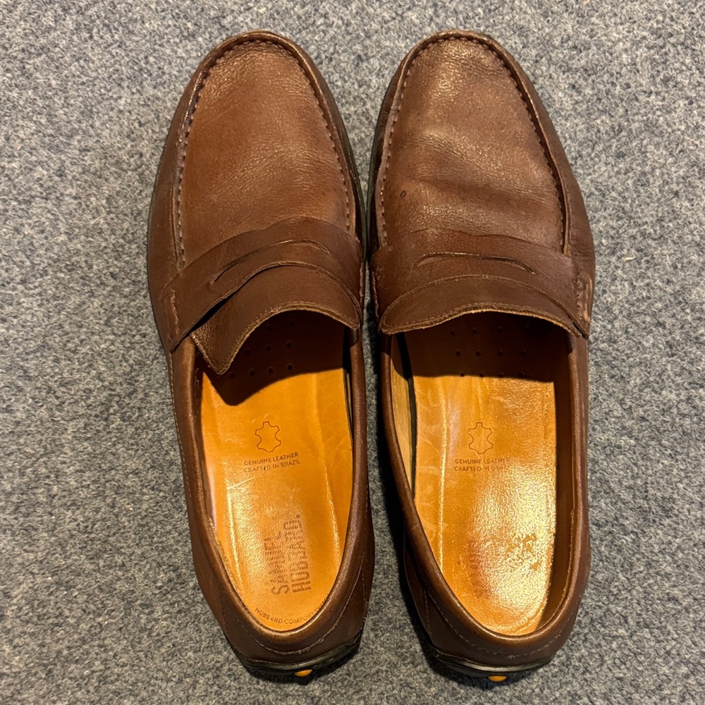 Classic Brown Leather Loafers for Men